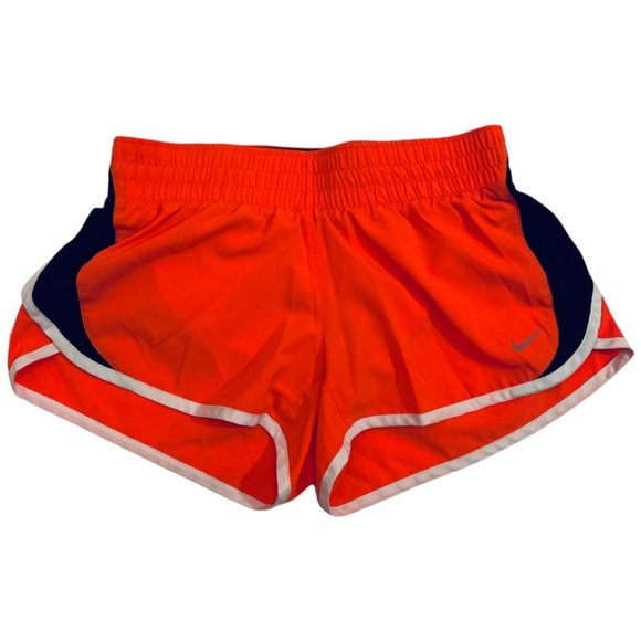 Nike Dri-Fit Bright Orange /Black Running Shorts for Women's Size Small - Picture 1 of 5